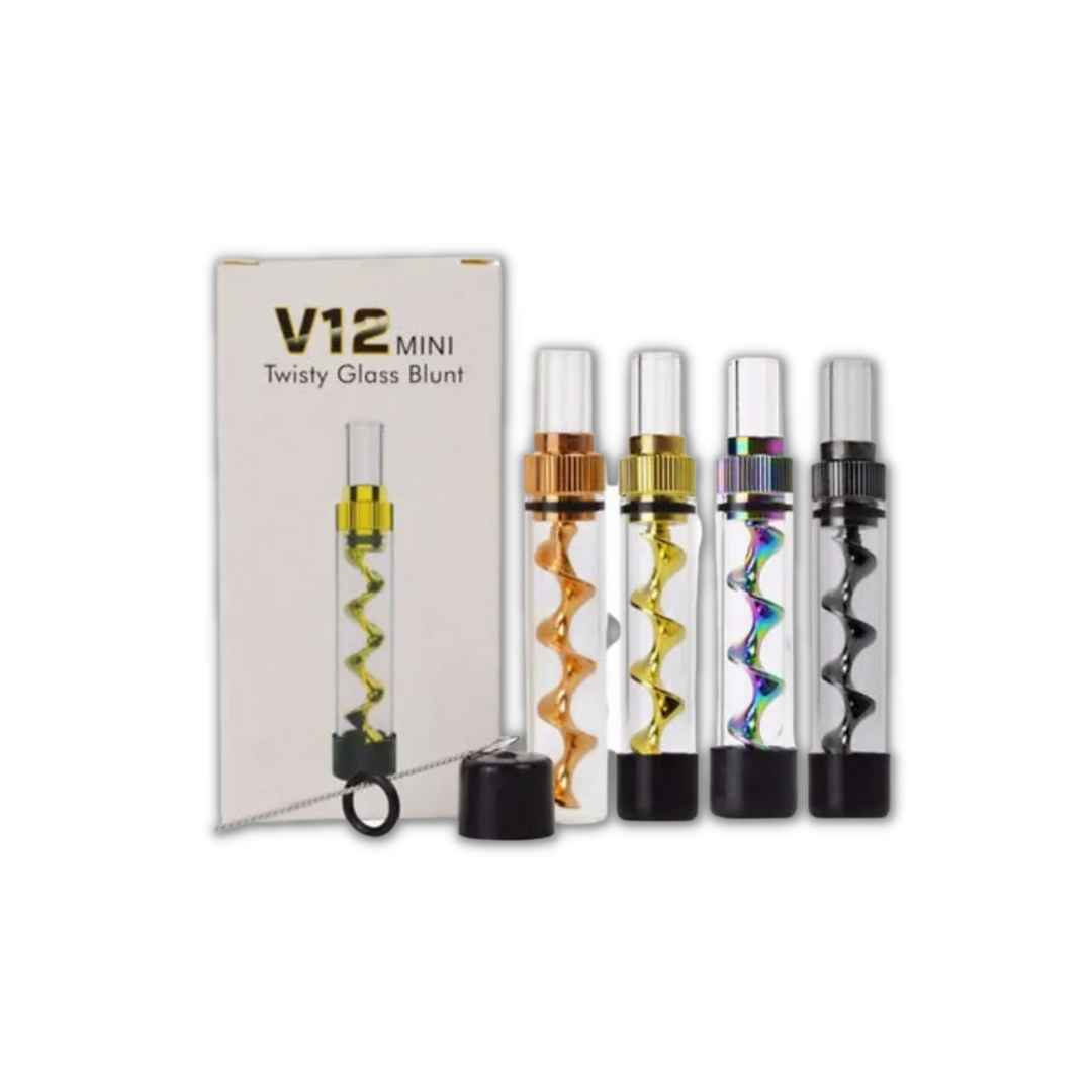 V12 Mini Twisty Glass Blunt