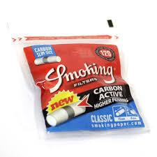 Smoking Filter - Carbon activated slim 15x6 mm