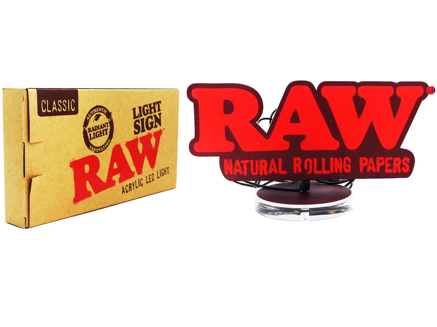 RAW Acrylic LED Light Sign