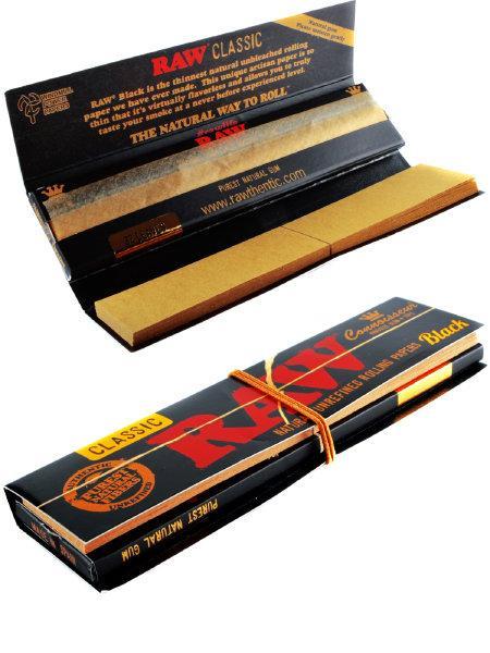 RAW Classic Black Connoisseur King size Slim