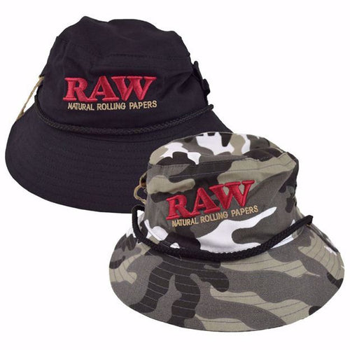 Raw Smokerman Bucket Hat Black/Camo