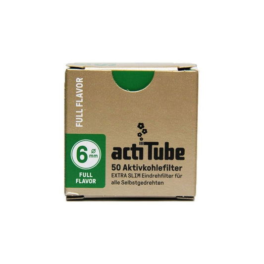 ACTITUBE 6 MM - ACTIVATED CHARCOAL FILTER ( PACK OF 50 )