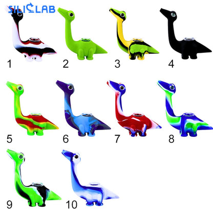 Dinosaur Bubbler Silicone Water Pipe