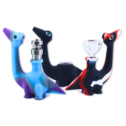 Dinosaur Bubbler Silicone Water Pipe