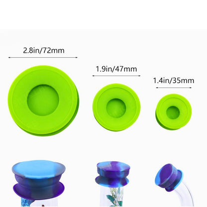Silicone Cleaning Caps for Bong - Set of 3