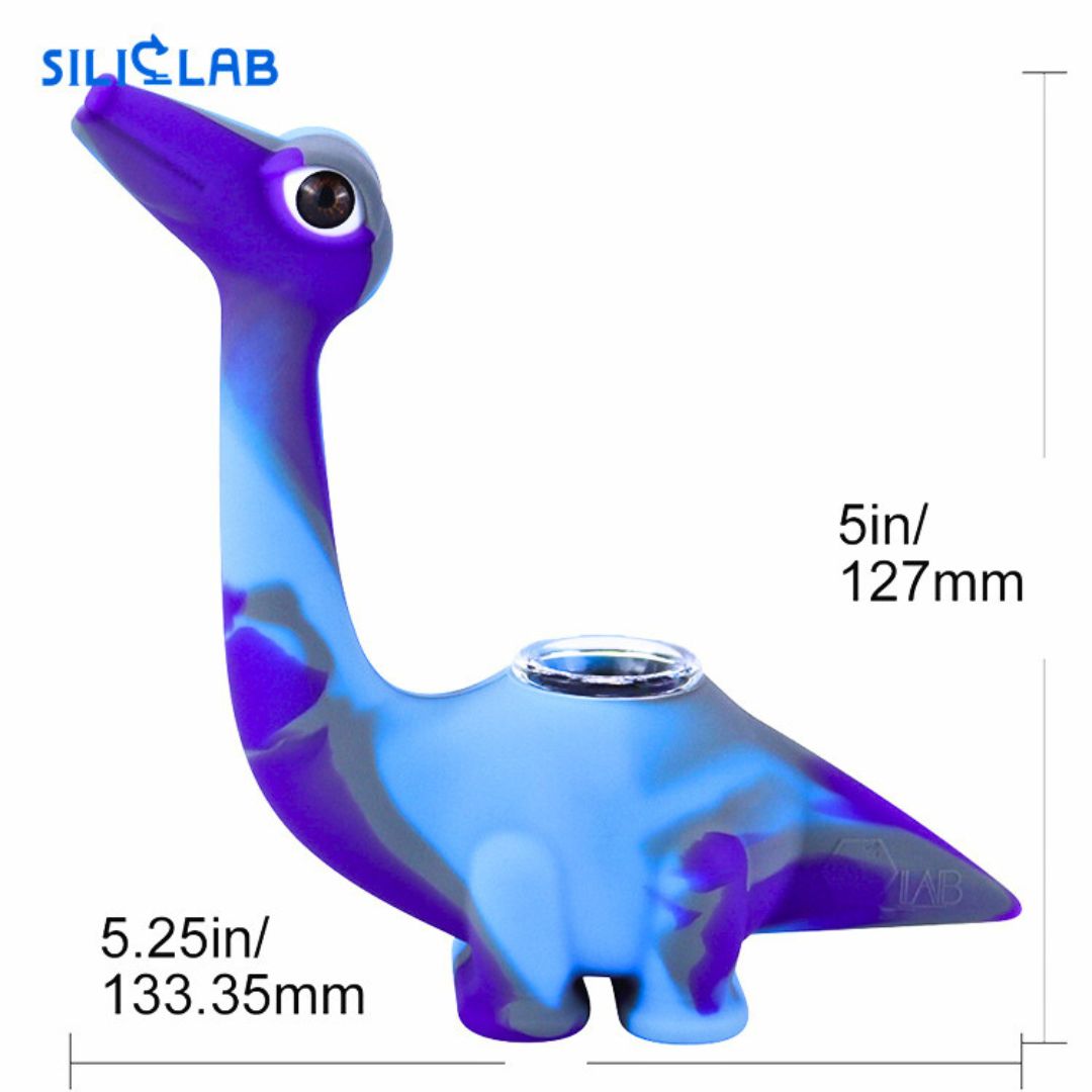 Dinosaur Bubbler Silicone Water Pipe