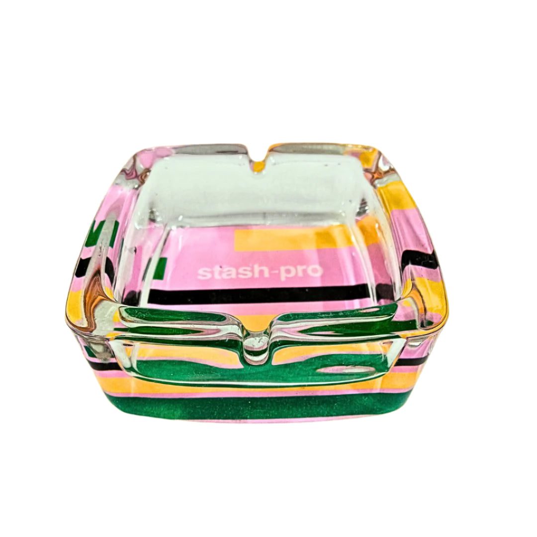 Stash Pro Square Glass Ashtray
