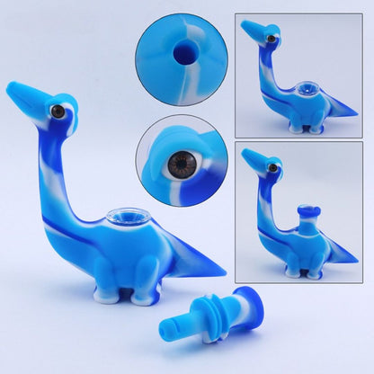 Dinosaur Bubbler Silicone Water Pipe