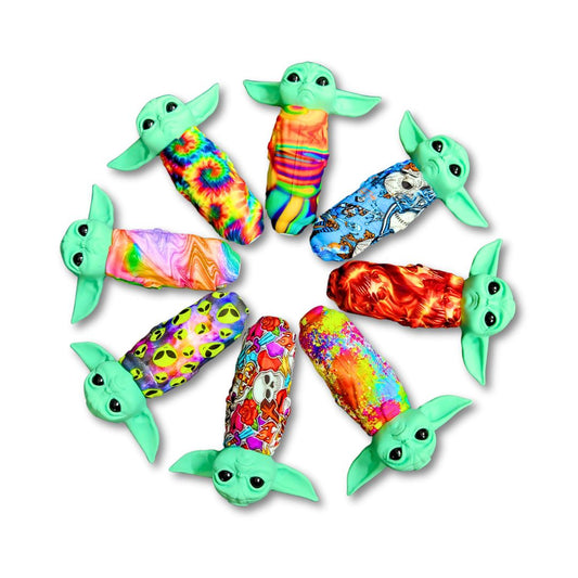 Baby Yoda Silicone Pipe - Designer