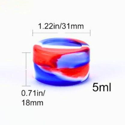 Classic Round Silicone Container - 5ml