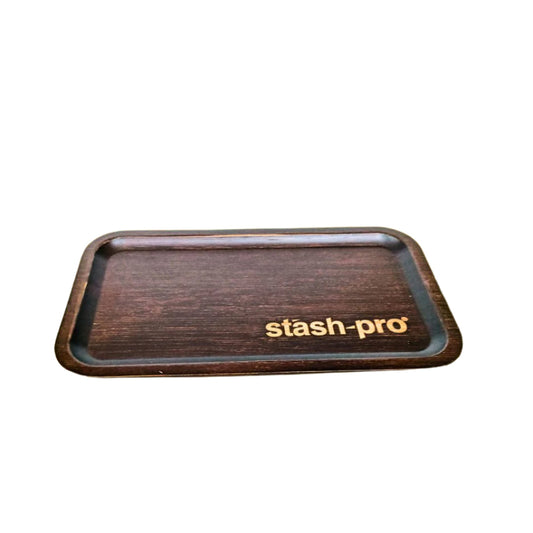 Stash Pro Wooden Rolling Tray Rectangular