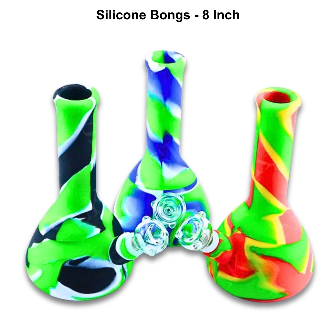 Silicone Bong - 9 Inch | Detachable & Durable