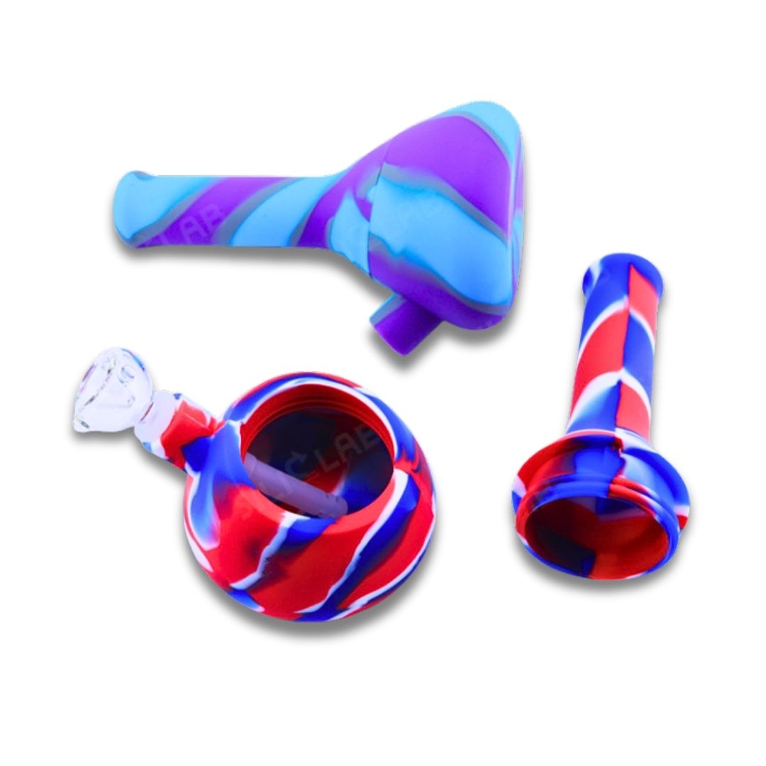 Silicone Bong - 9 Inch | Detachable & Durable