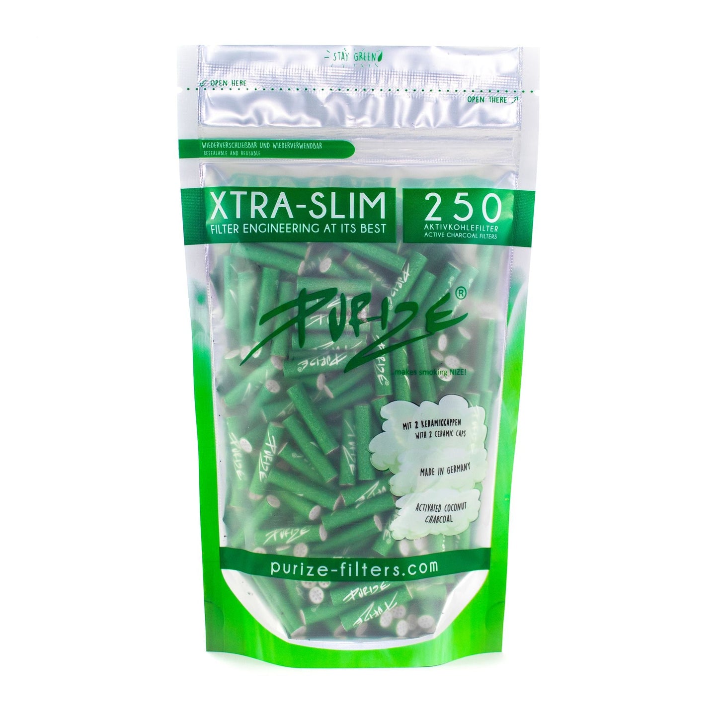 PURIZE XTRA Slim Filter Pack of 250