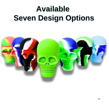 Skull Silicone Container - 15ml