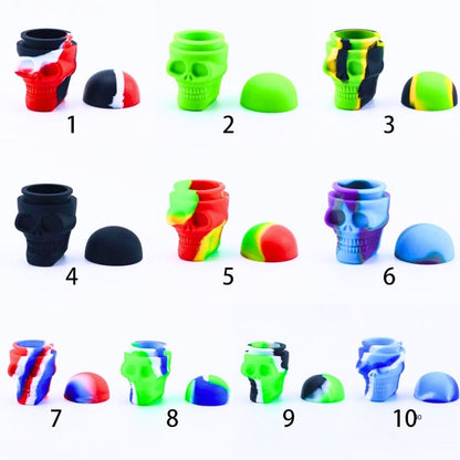Skull Silicone Container - 15ml