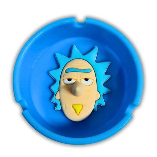 Rickity Rick Silicone Ashtray - Blue