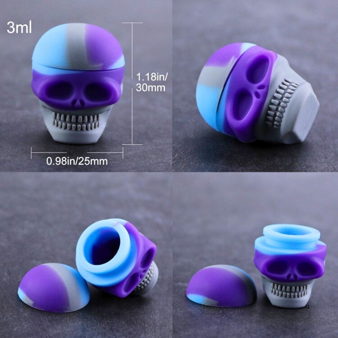 Skull Silicone Container - 3ml