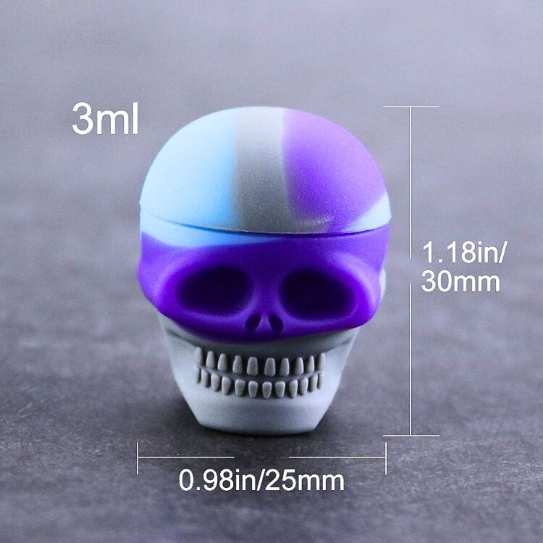 Skull Silicone Container - 3ml