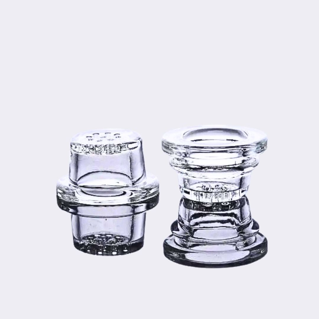 Glass Bowl With Nine Holes For Silicone Pipes & Bongs