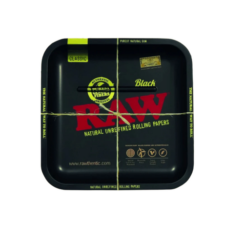 Raw Black Square Rolling Tray - Small