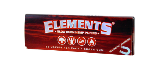 ELEMENTS RED Regular 1¼  Rolling Paper