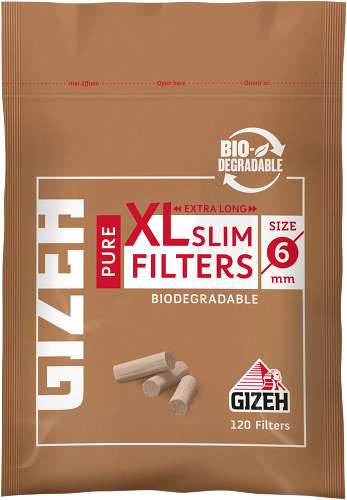 GIZEH PURE XL SLIM FILTERS ( 19mm x 6mm )