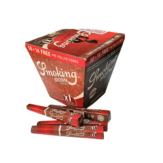 Smoking Brown Cones - King Size