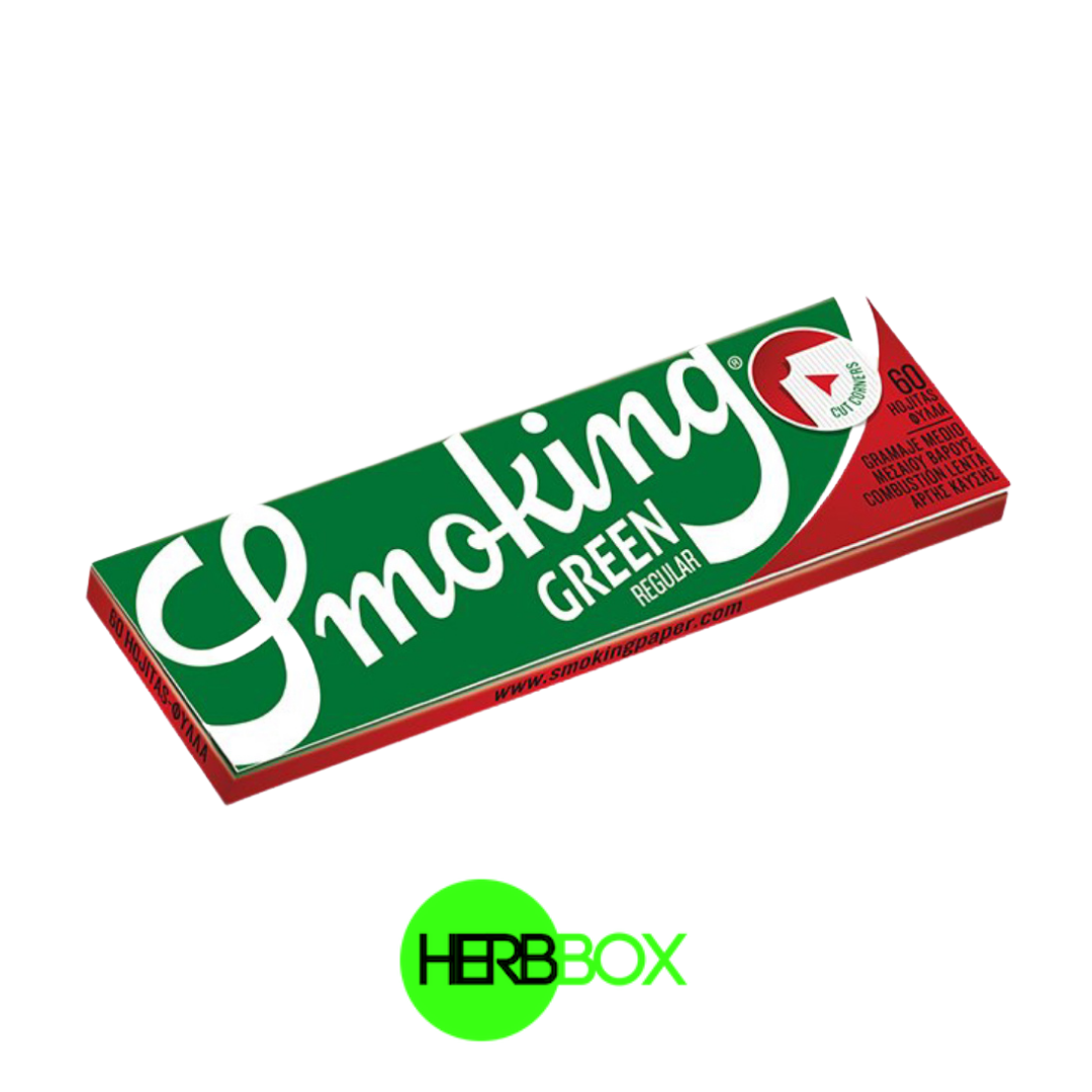 Smoking Green Cigarette Paper Small