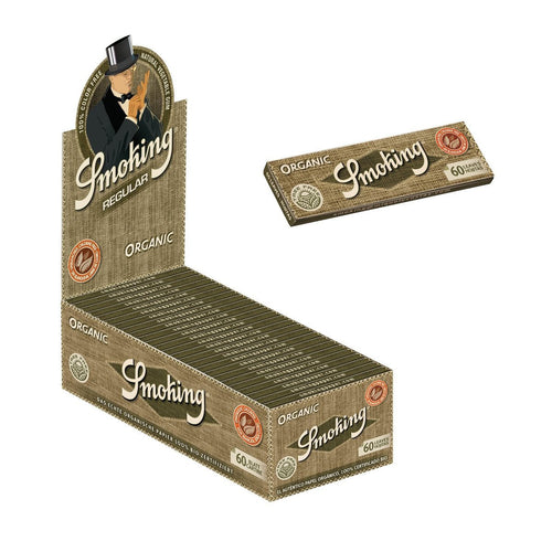 SMOKING ORGANIC REGULAR SIZE - Pack of 50 booklets ( Full Box )