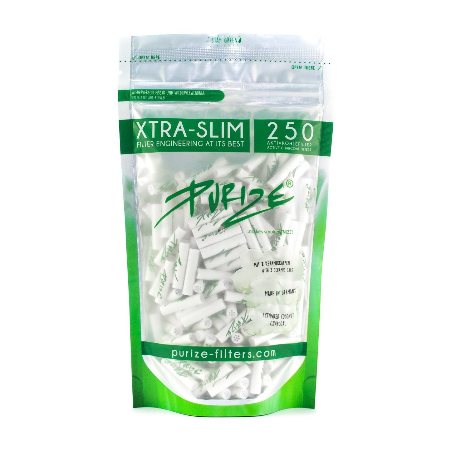 PURIZE XTRA Slim Filter Pack of 250