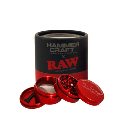 Raw Hammercraft Red Metal Grinder 4-Part
