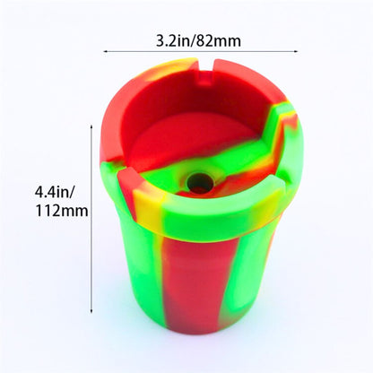 Car Ashtray with Lid | Unbreakable Silicone