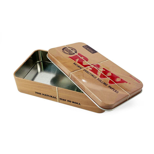 Raw classic brown - Metal Tin Case