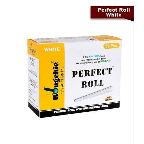 Bongchie Perfect Roll White -(Full box) Pack of 55 cones