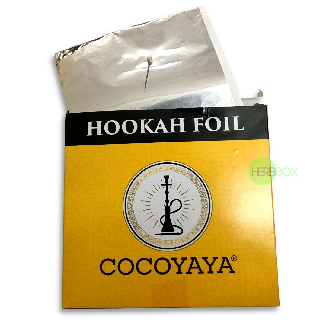 Cocoyaya Aluminium Pre-cut Hookah Foil (50 sheets)