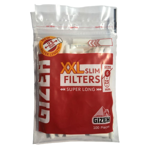 GIZEH XXL SLIM FILTERS ( 23mm x 6mm )