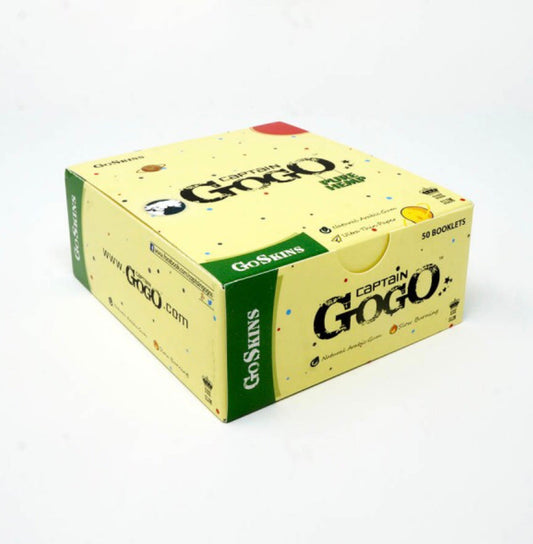 Captain gogo hemp rolling paper king size ( full box ) - Pack of 50
