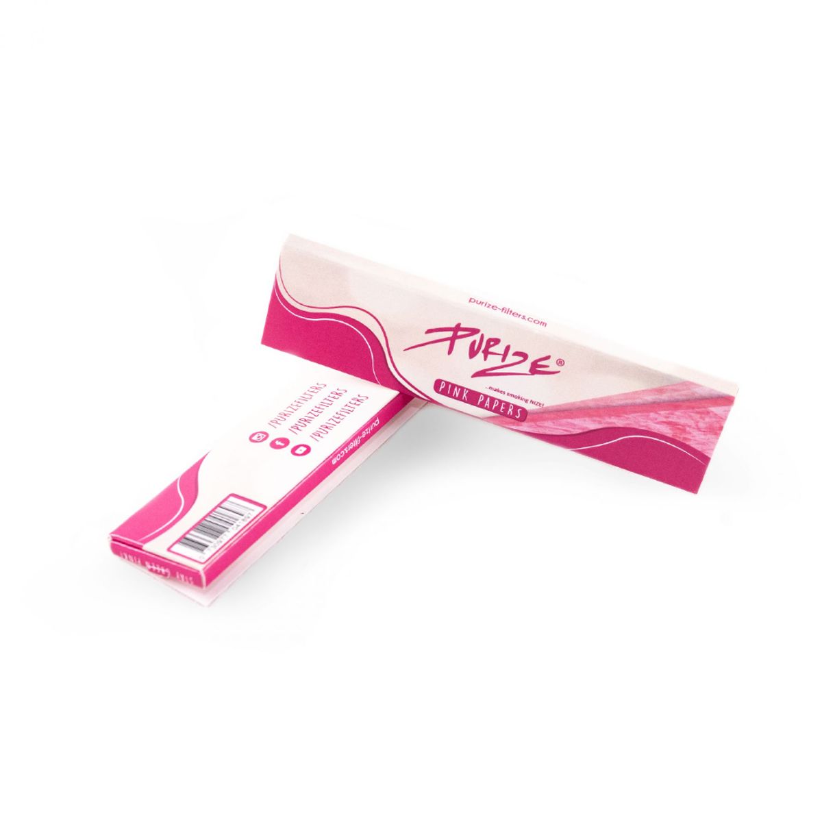 PURIZE Pink Papers King Size Slim
