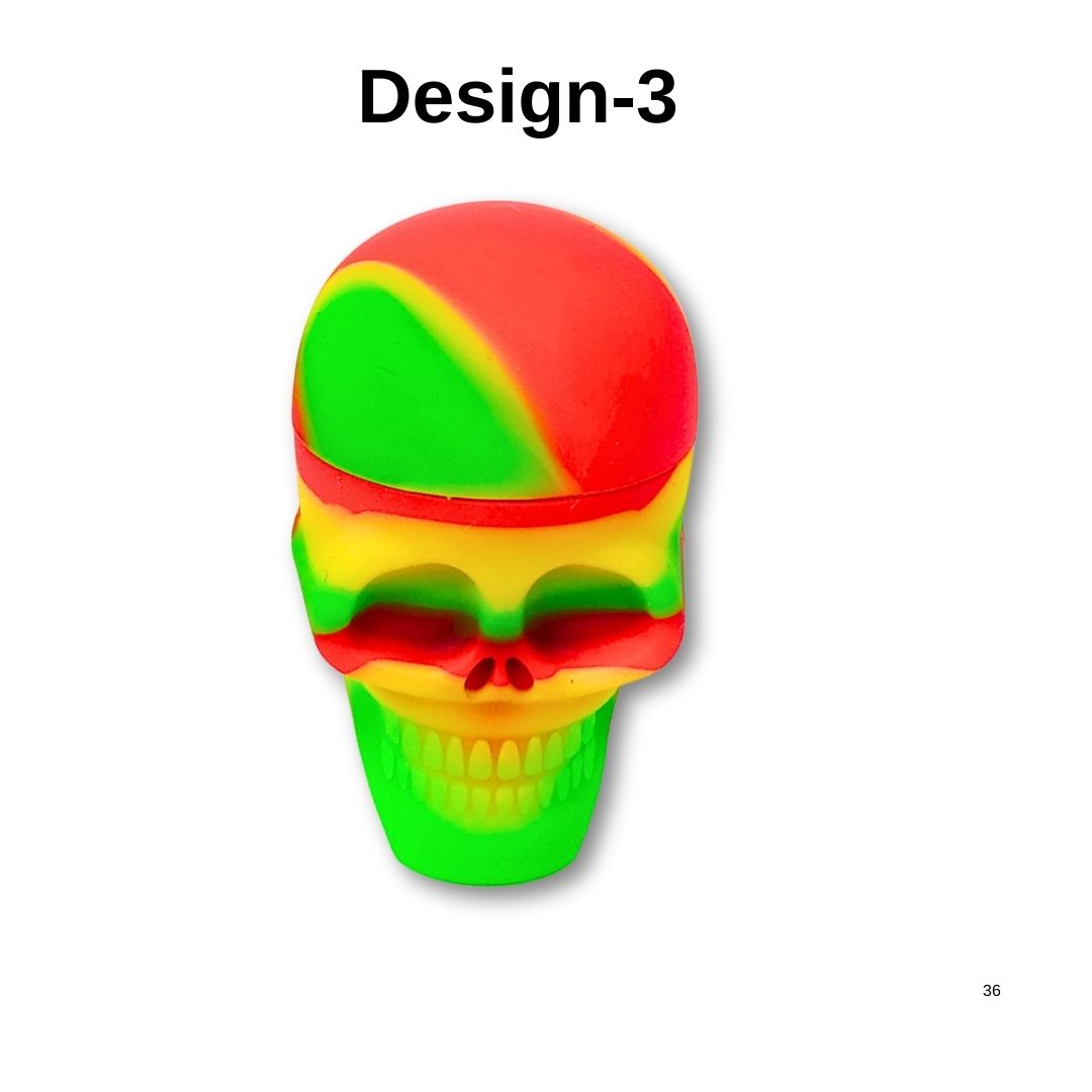 Skull Silicone Container - 15ml