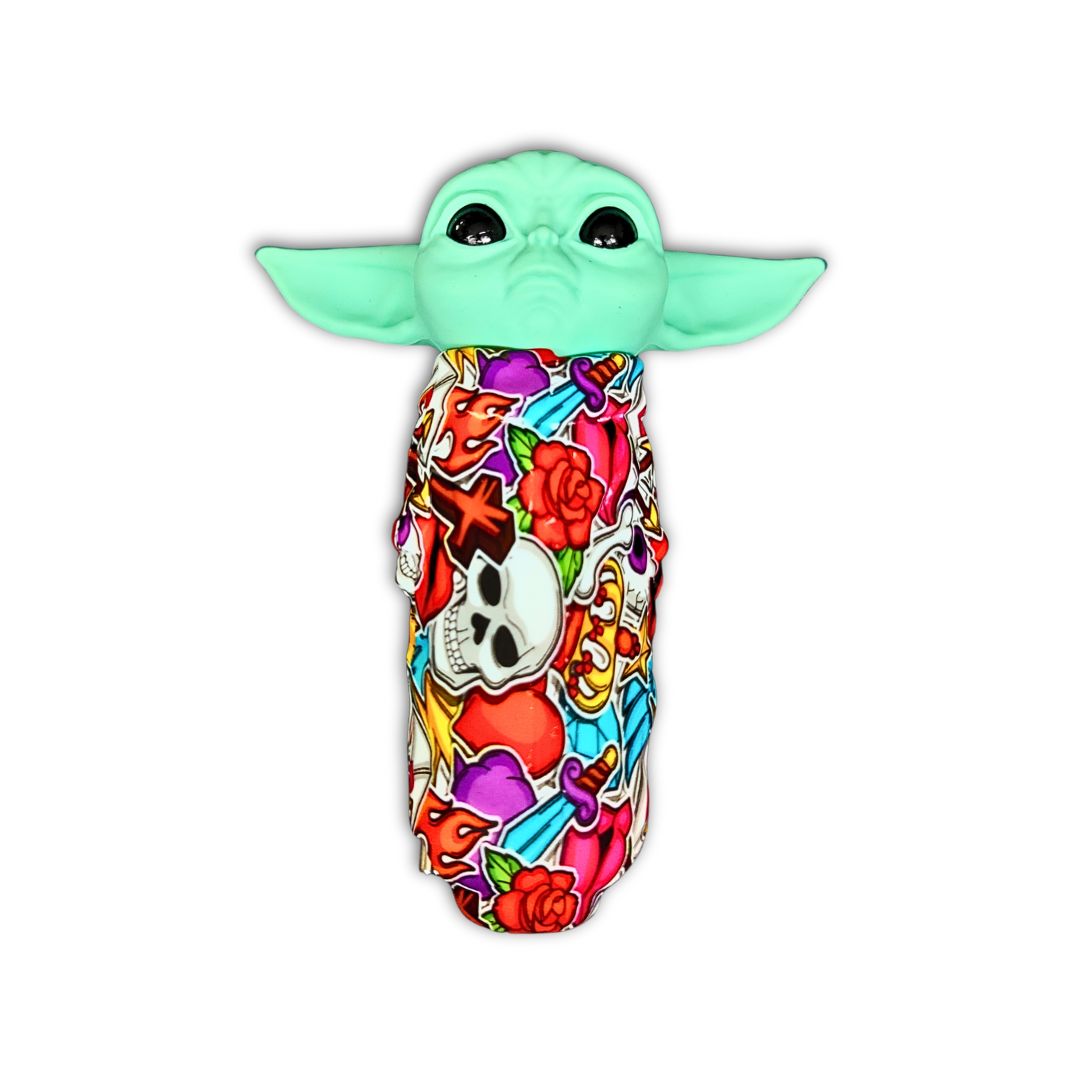 Baby Yoda Silicone Pipe - Designer
