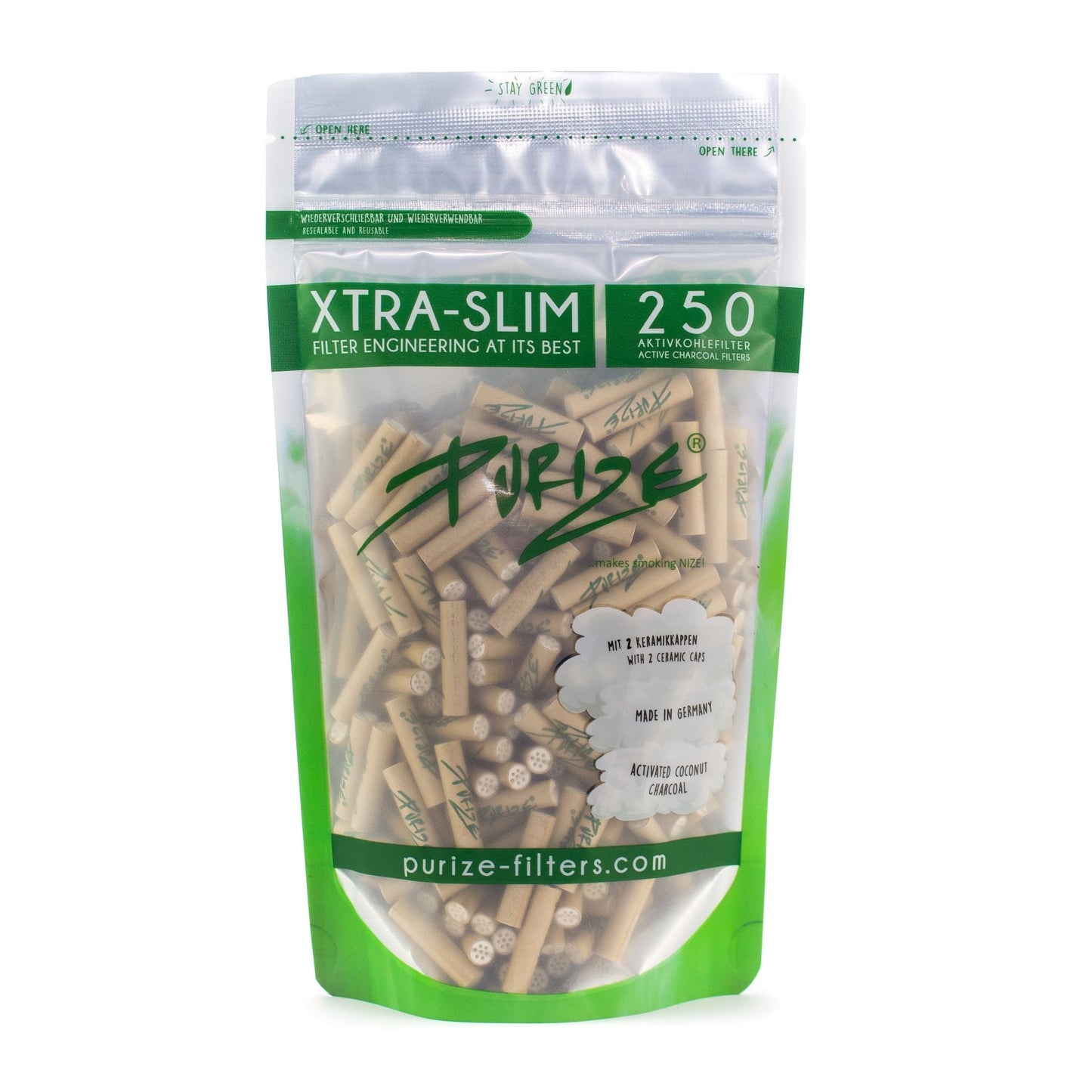 PURIZE XTRA Slim Filter Pack of 250