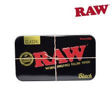 Raw  Black - Metal Tin Case