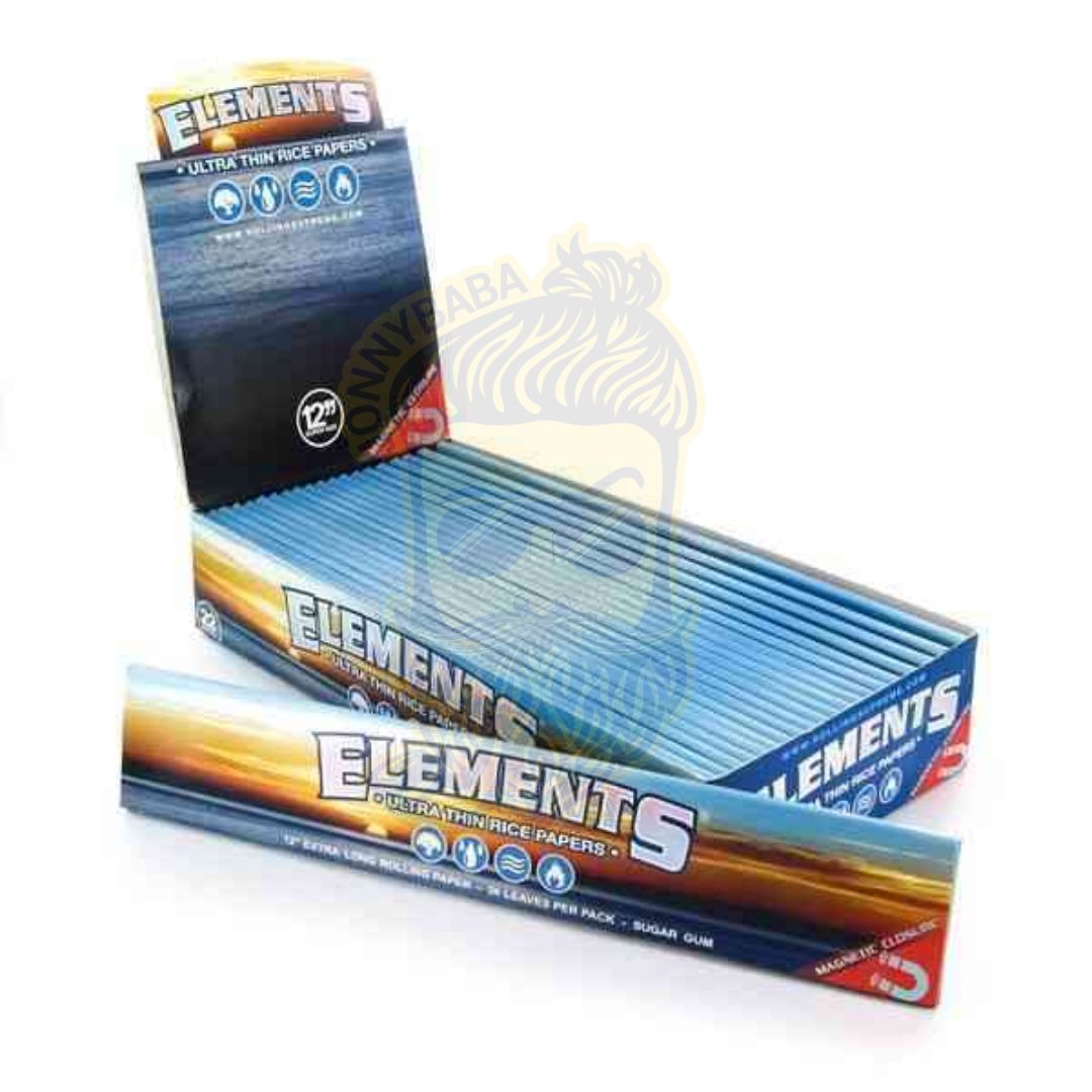 ELEMENTS 12 Inch Huge Rolling Papers (24 sheets/pack)