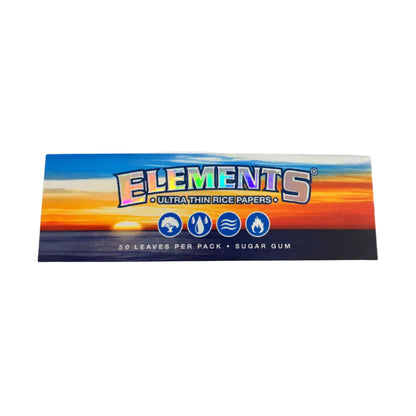 Elements White Single Wide Small Rolling Paper