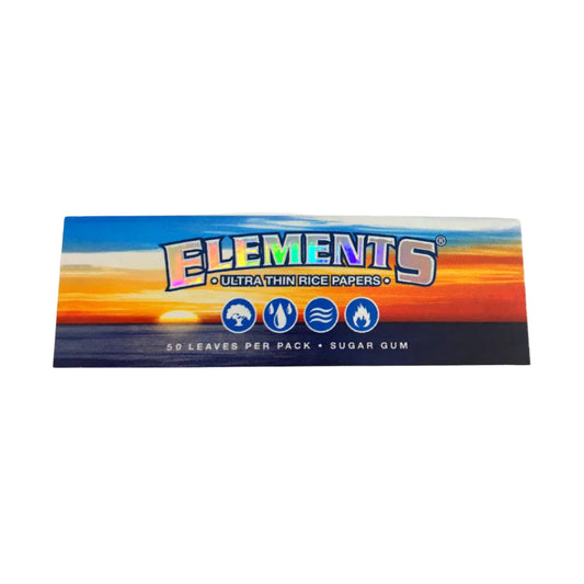 Elements White Single Wide Small Rolling Paper