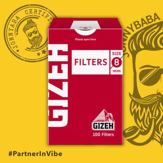 Gizeh Fine Filters 8mm - 100 Filters