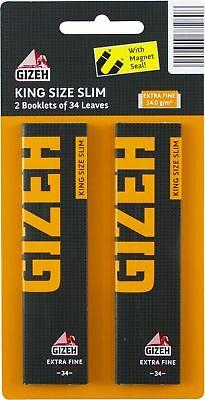 Gizeh Extra Fine King Size Slim Twin Pack