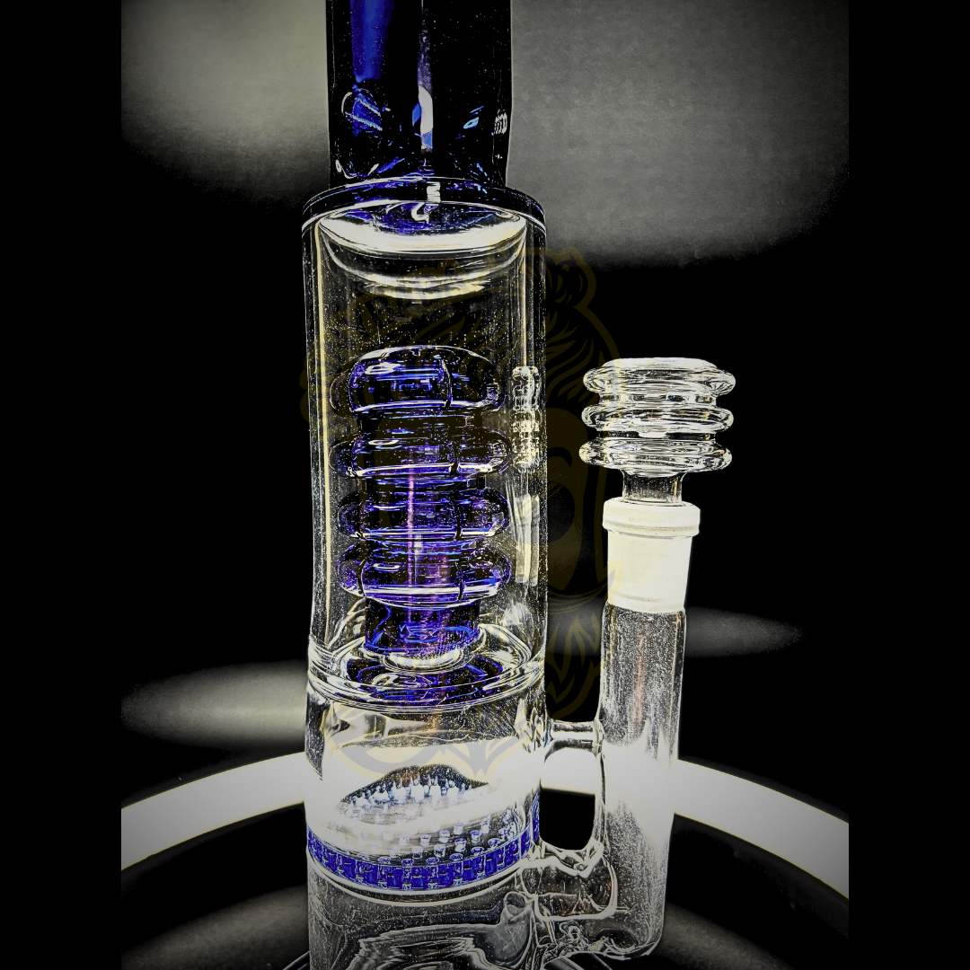 Glass Bong - Spiral of Life Dual Percolator 12 inch
