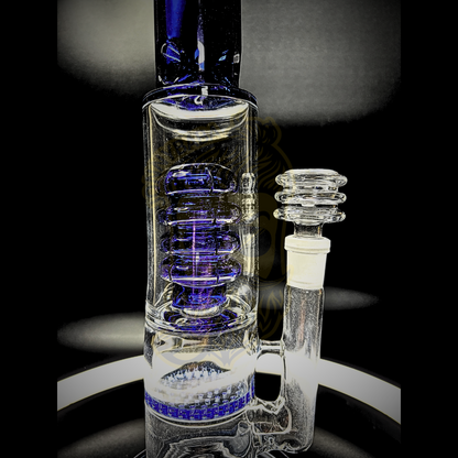 Glass Bong - Spiral of Life Dual Percolator 12 inch